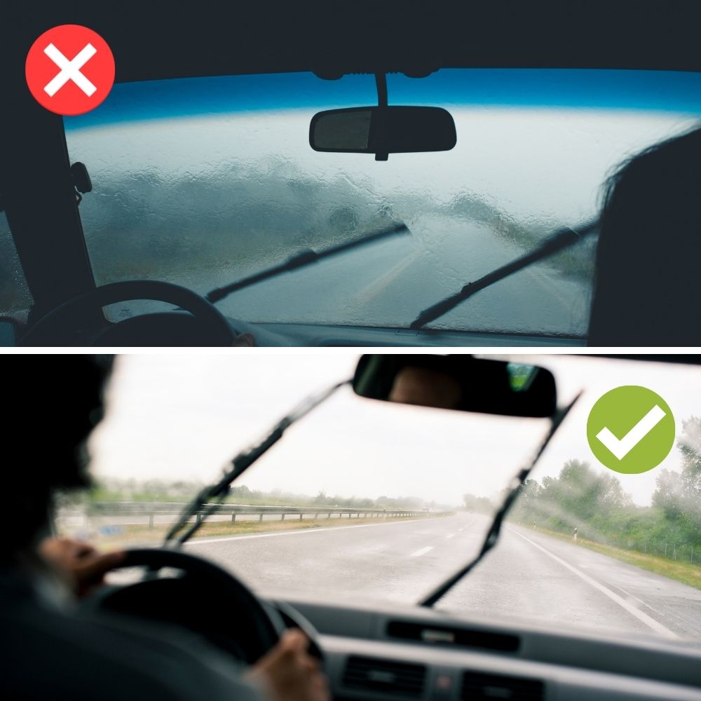 Water-Repellent Car Window Coating - Rainexel