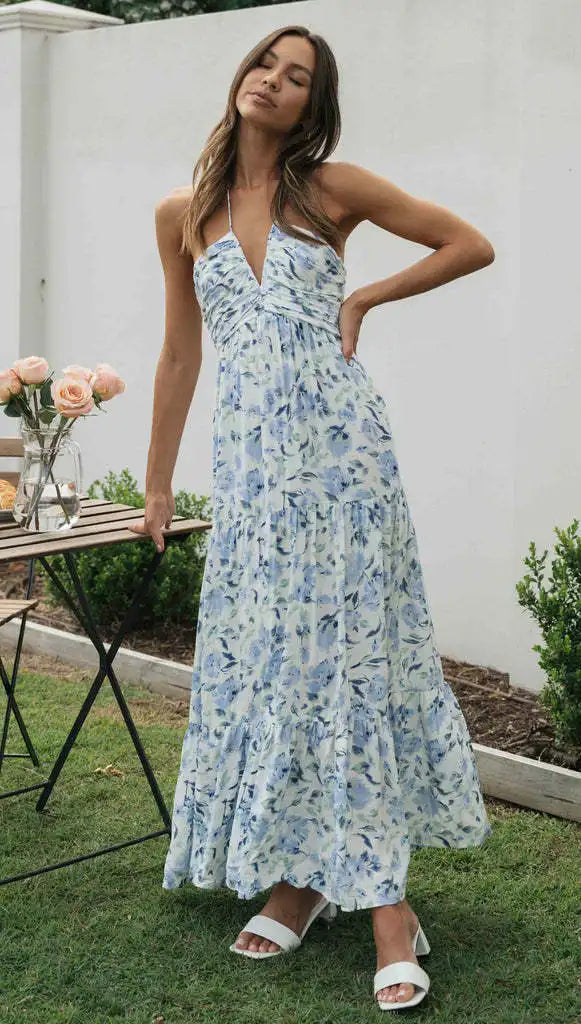 Sammy Jackson™ Sukienka Maxi Lina | Kwiatowa i Stylowa