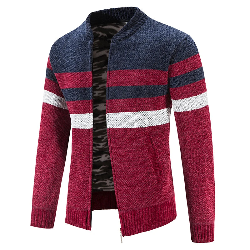 Men's Striped Fall Vest – Tobias