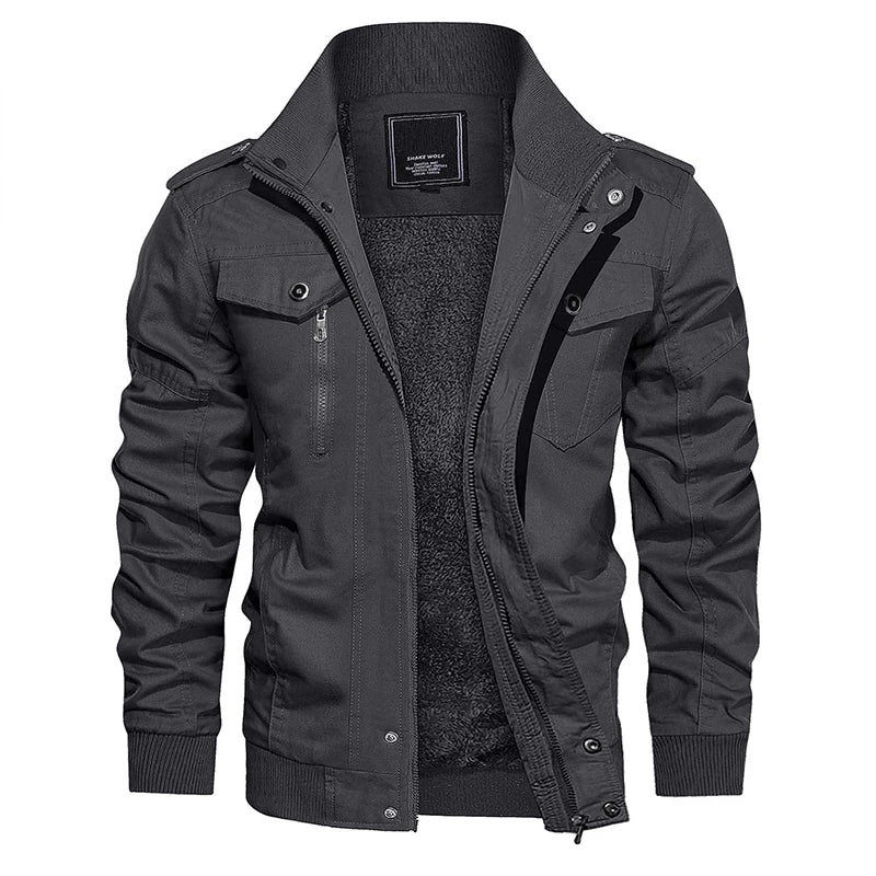 Sammy Jackson™ Abel Winter Bomber Jacket | Warm Tough Winter Coat