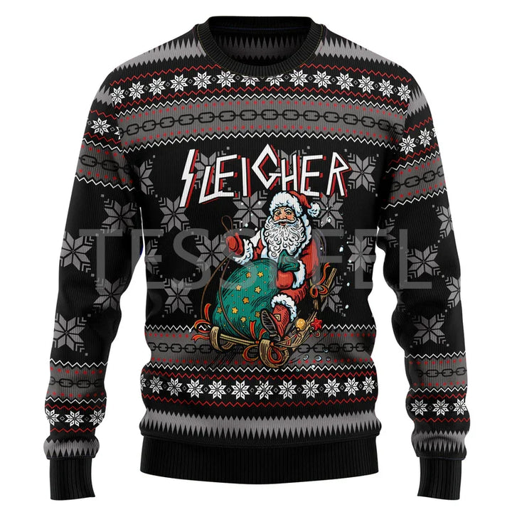 Sweter Sammy Jackson Santa Extravaganza | Wesołe swetry na idealne święta!