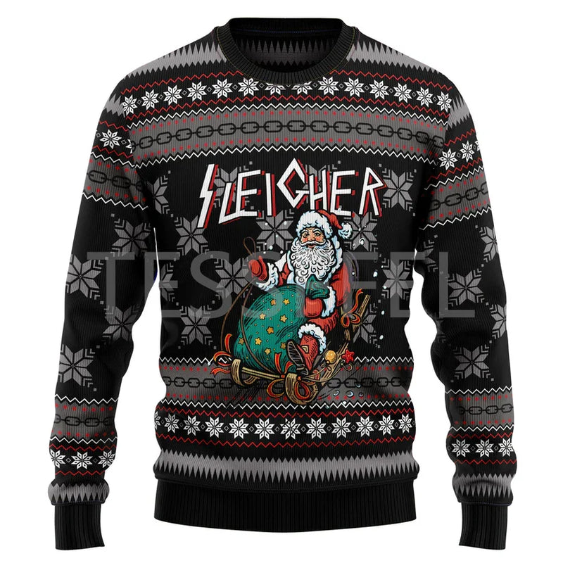 Sweter Sammy Jackson Santa Extravaganza | Wesołe swetry na idealne święta!