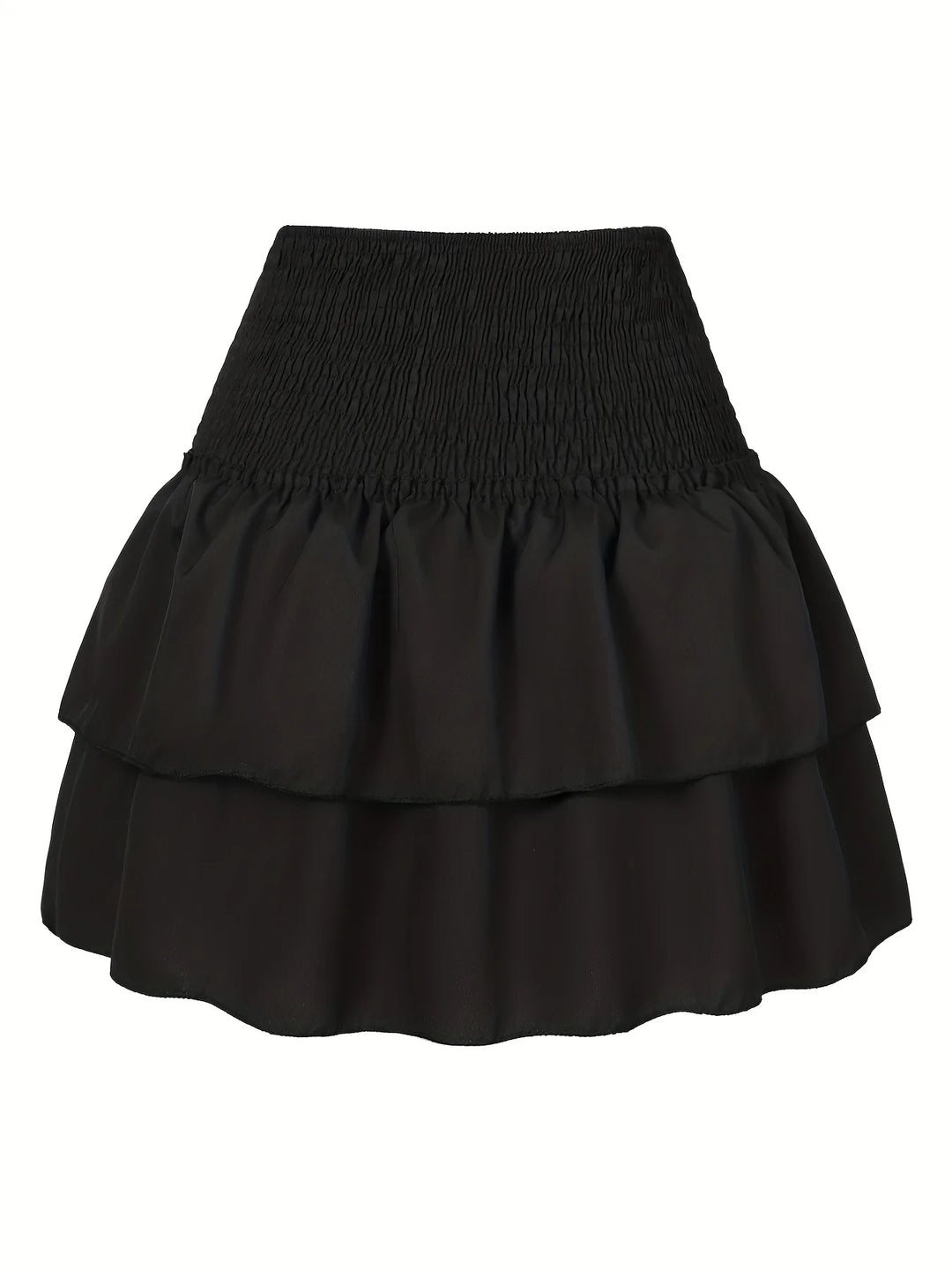 Amelia Rok | Geplooide Taille | Gelaagde Zoom | Modieus