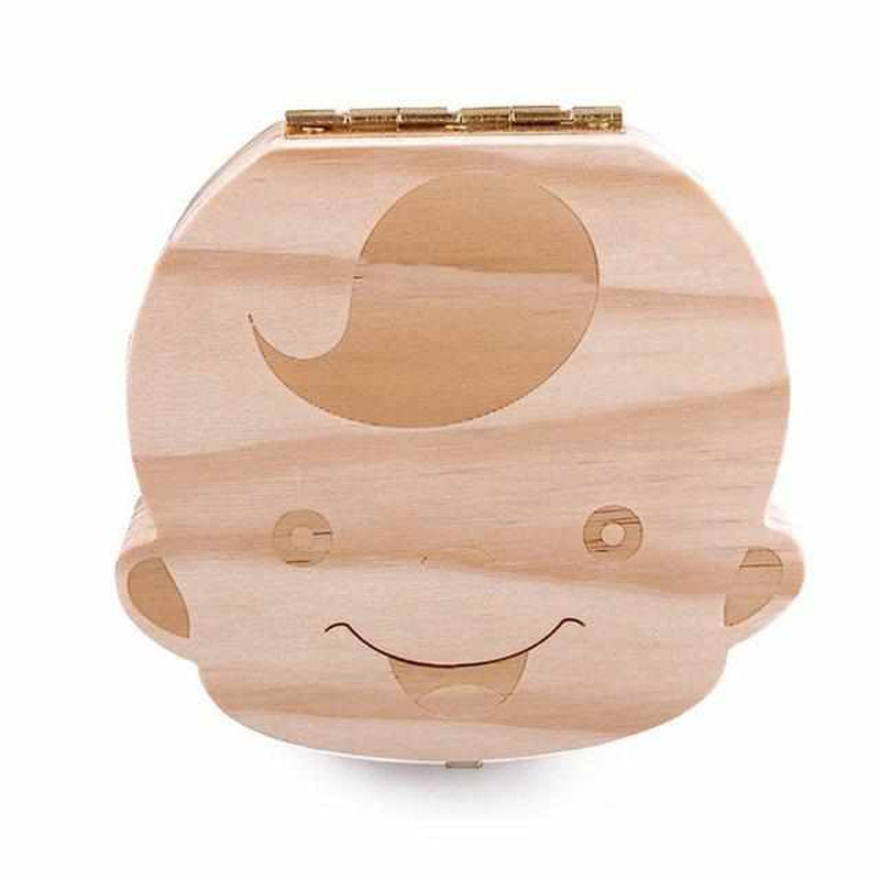 Houten Tandendoosje voor Kostbare Herinneringen - TandenSchat (1+1 GRATIS)