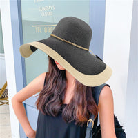 Women's summer hat with wide brim and UV protection – Lily