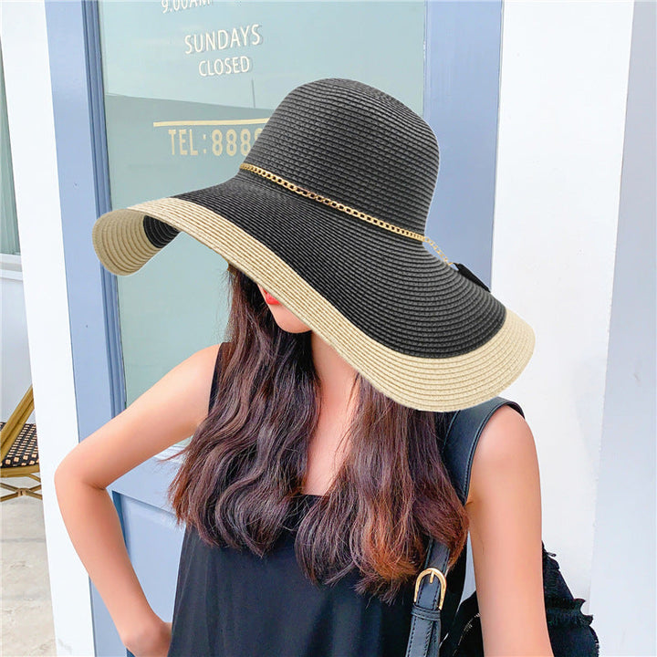Women's summer hat with wide brim and UV protection – Lily