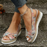 Sturdy Women's Wedge Sandals – Romy