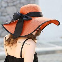 Light women's summer hat with wide brim and chic design – Vivian