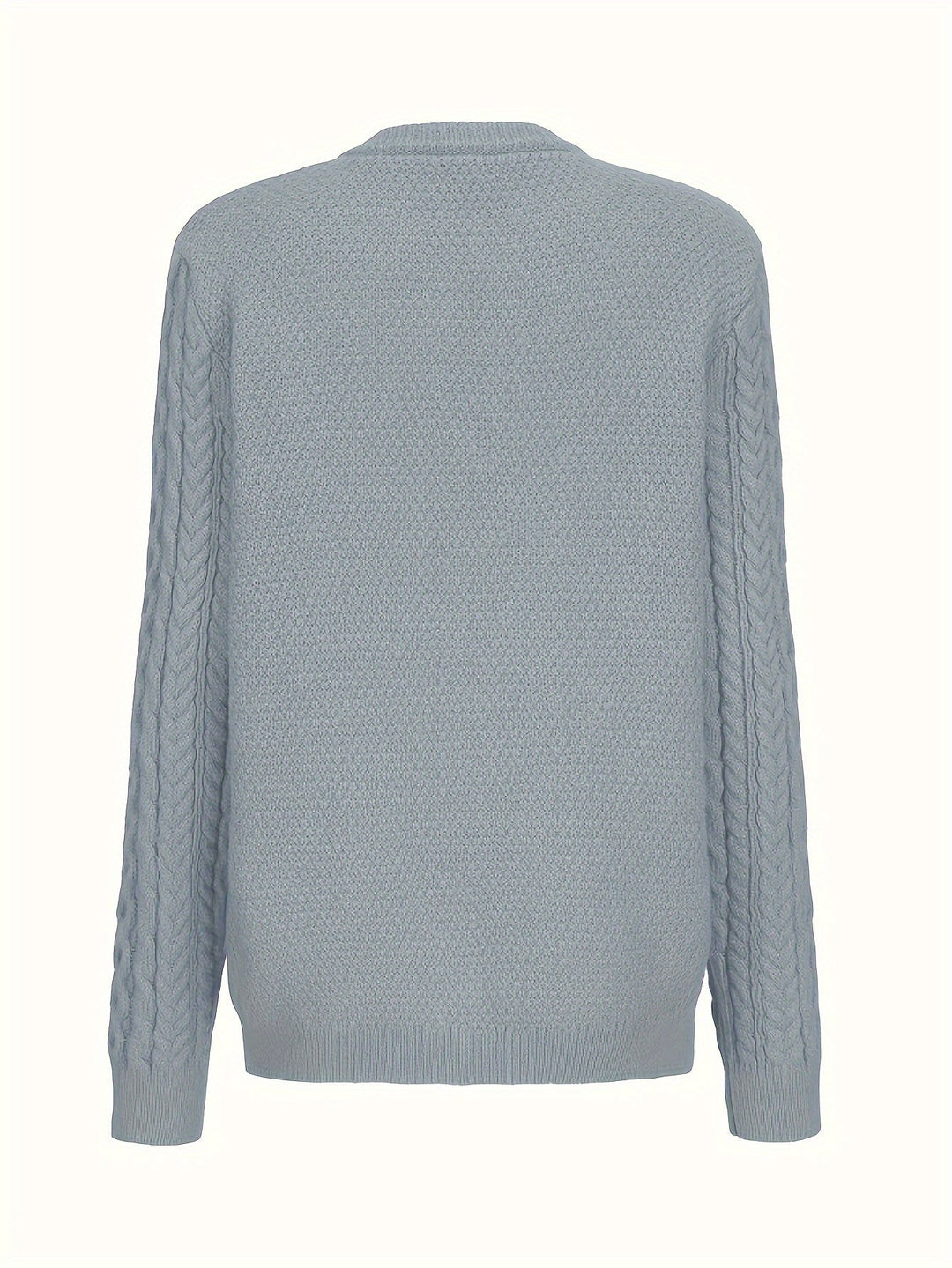Effen Gebreid Vest met Knoopsluiting en Zakken - Olivia