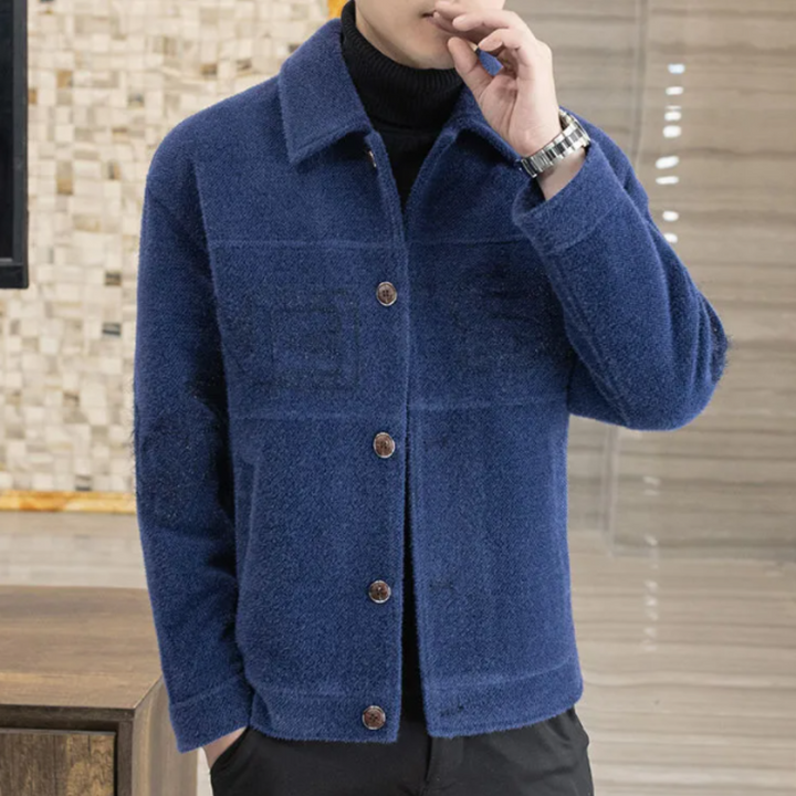 Luxury Men's Coat with Timeless Elegance - Bastien