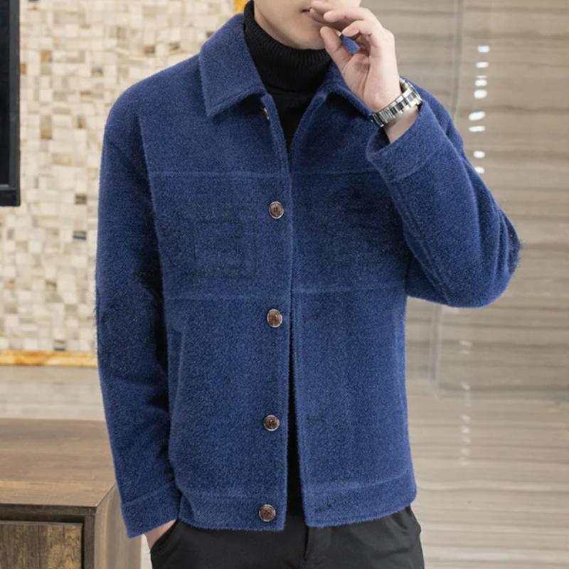 Luxury Men's Coat with Timeless Elegance - Bastien
