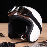 Vintage Leather Motorcycle Goggles - RiderEdge