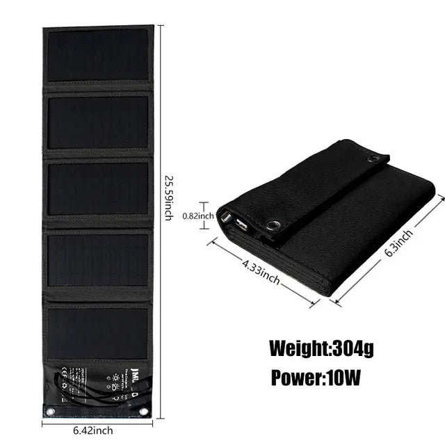 Sammy Jackson™ Solar Fold | Opvouwbare zonnepaneel powerbank