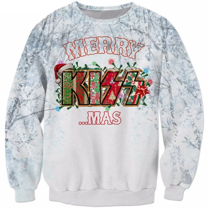 Sweter Sammy Jackson™ KissMas | Najlepszy świąteczny sweter dla rockowców!