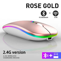 Sammy Jackson™ Wireless LED Mouse | Rechargeable Bluetooth Mouse
