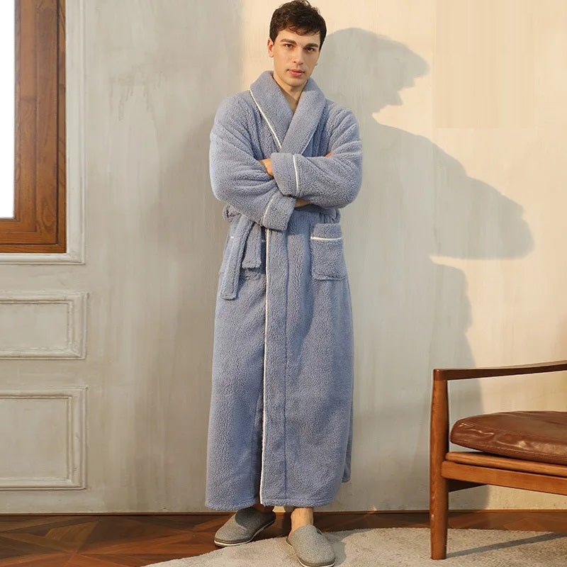 Sammy Jackson™ WinterWrap Badjas | Pluizige badjas met omslagkraag