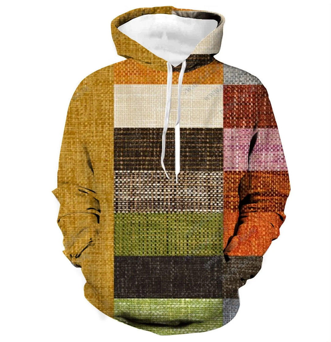 Sammy Jackson™ 3D Kraciasta Bluza z Kapturem | Urban Vibes oversize sweter