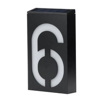 Illuminated House Number Powered by Solar Energy - SolarSign