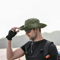 Wodoodporny outdoorowy kapelusz typu bucket z ochroną UV – ShieldFlex Pro