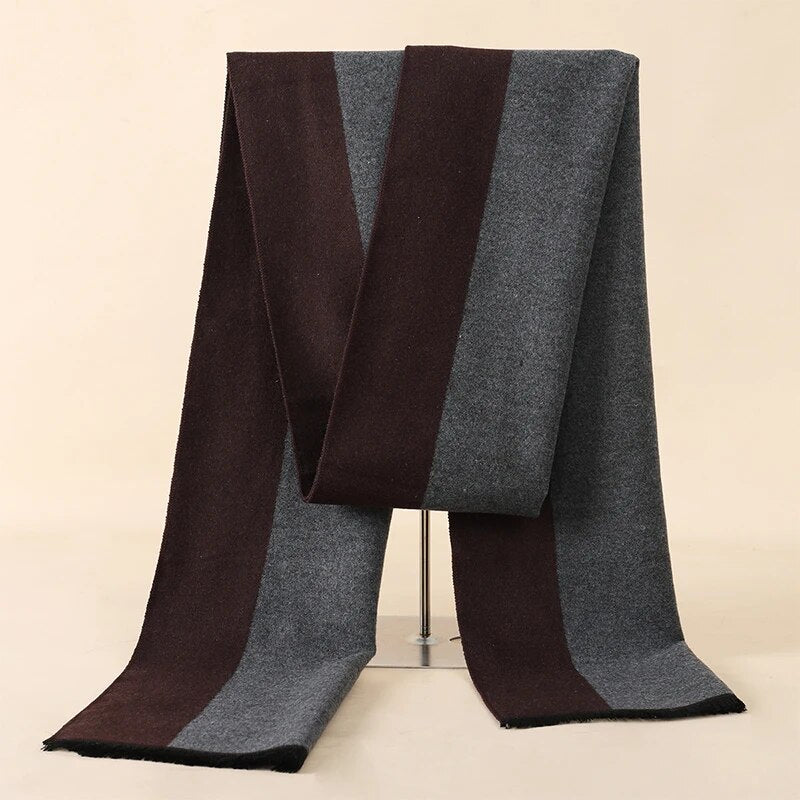 Sammy Jackson™ Checked Scarf | Stylish and warm cashmere scarf