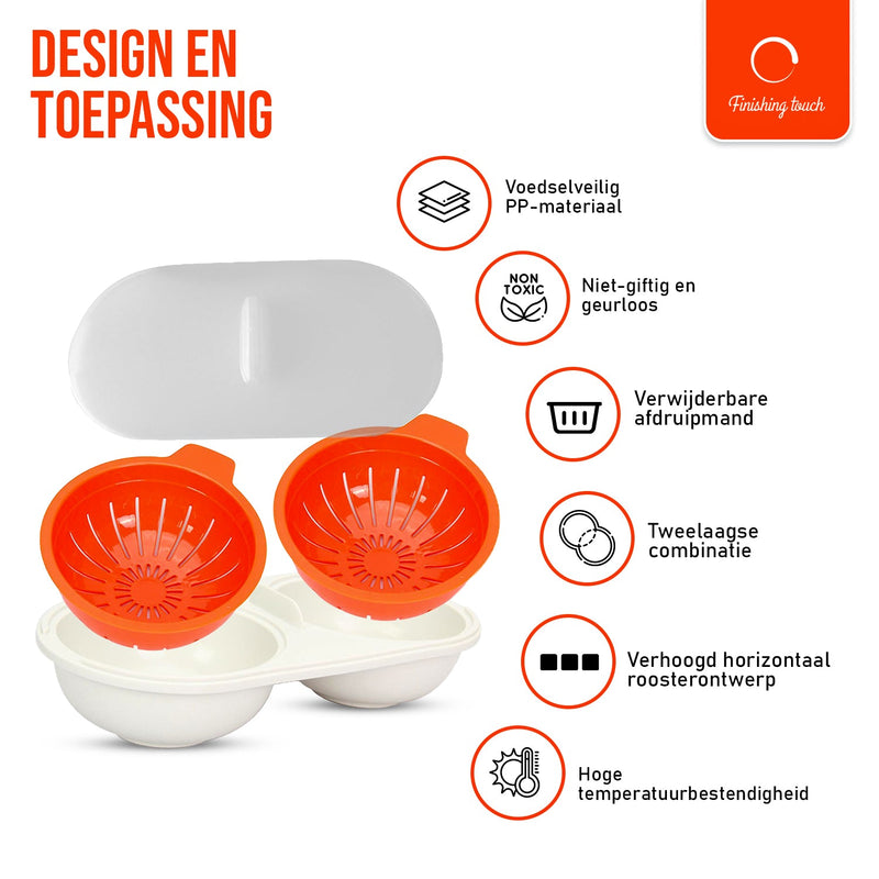 Microwave Egg Poaching Set - EggEase