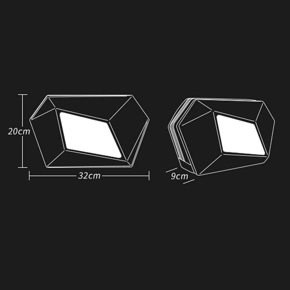 Bolso de hombro para motocicleta con pantalla LED programable – Nexora