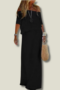 Off-Shoulder Summer Dress - Soleil
