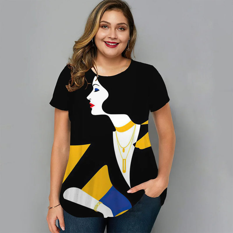 Sammy Jackson™ Maartje Plus-Size T-Shirt | Casual & Stylish