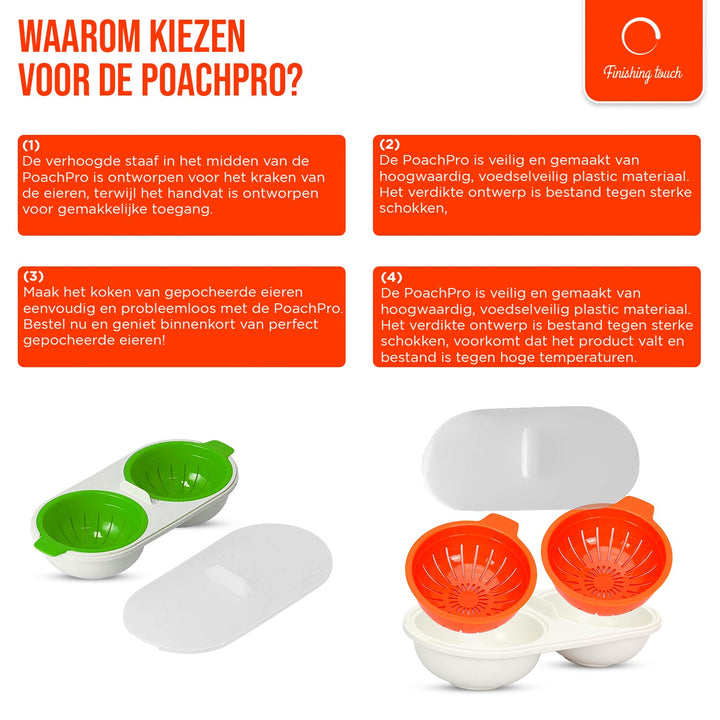 Microwave Egg Poaching Set - EggEase