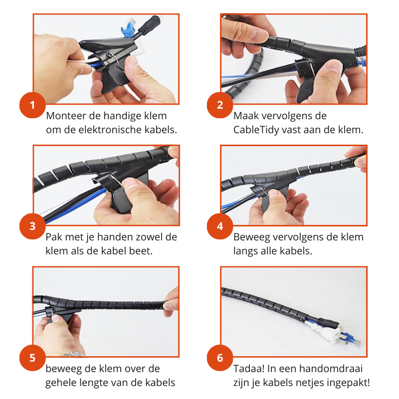 CableTidy | Łatwo zakończ chaos kabli