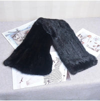 Sammy Jackson™ Knitted Scarf | Warm and stylish mink fur scarf