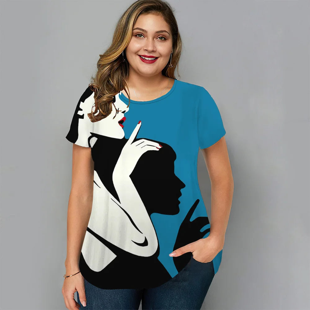 Sammy Jackson™ Maartje Plus-Size T-Shirt | Casual & Stylish