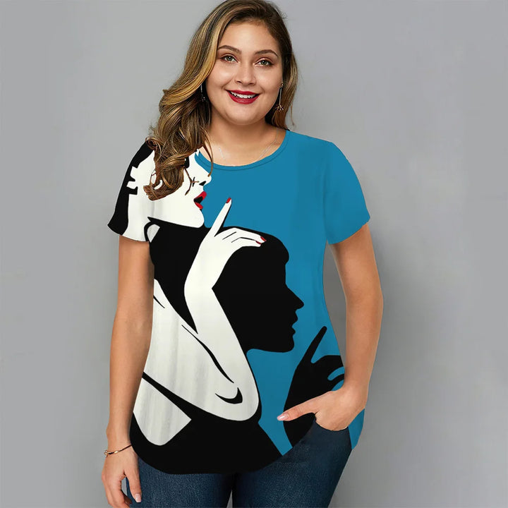 Sammy Jackson™ Maartje Plus-Size T-Shirt | Casual & Stylish