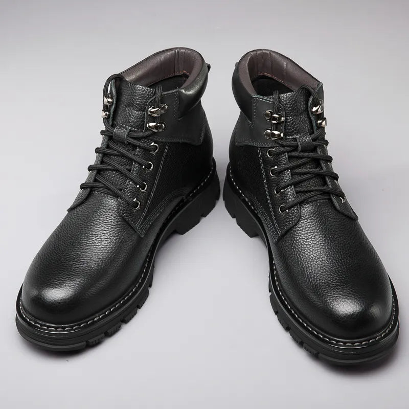 Sammy Jackson™ Leather Winter Shoes | True winter warmers