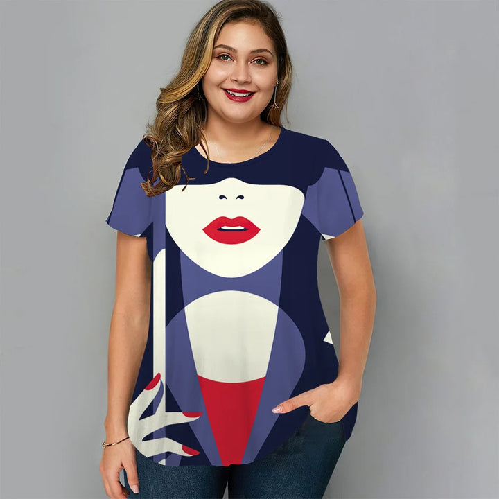Sammy Jackson™ Maartje Plus-Size T-Shirt | Casual & Stylish