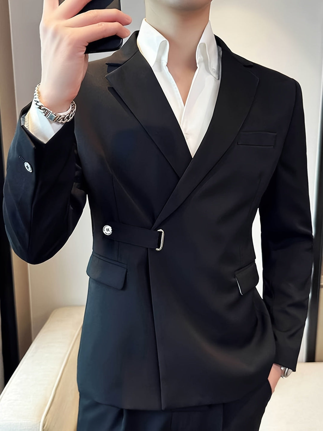 Classic Black Men's Blazer - Lars