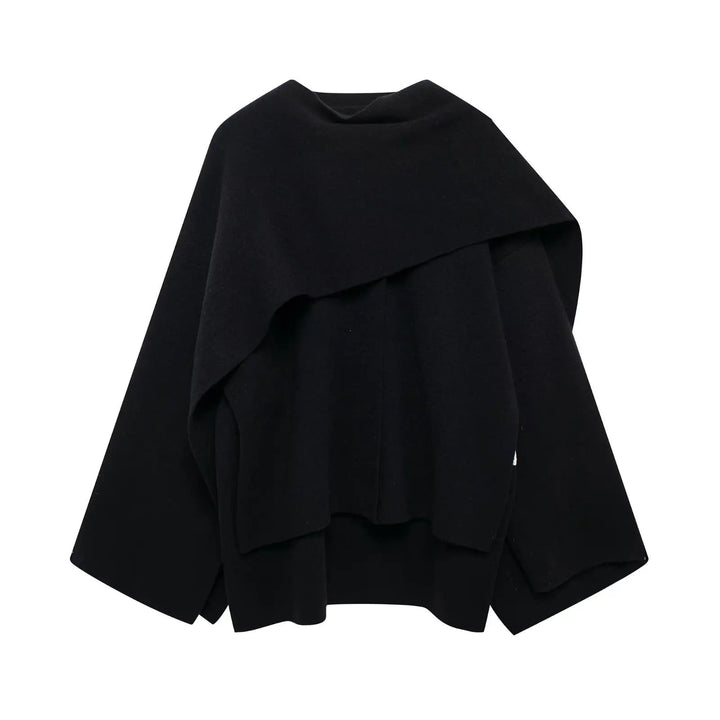 Stylish Women's Winter Poncho - Ella