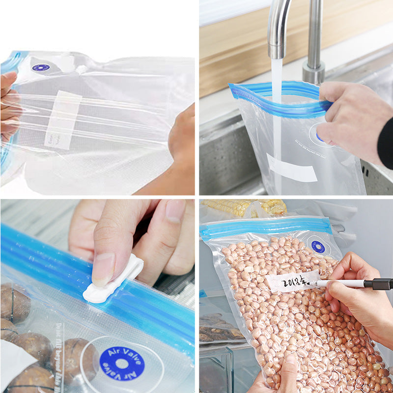 10 Herbruikbare Vacuüm Sealer Zakken - FreshGuard