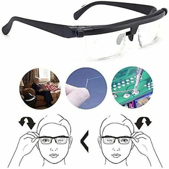 Adjustable Glasses for Near & Far Vision - VisiFlex