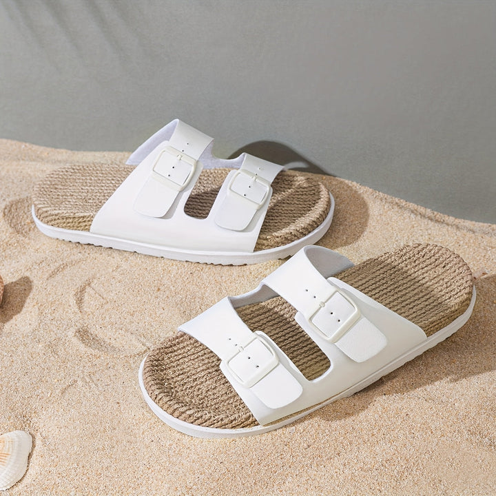 Stylish men's summer sandals with adjustable straps - GripStep