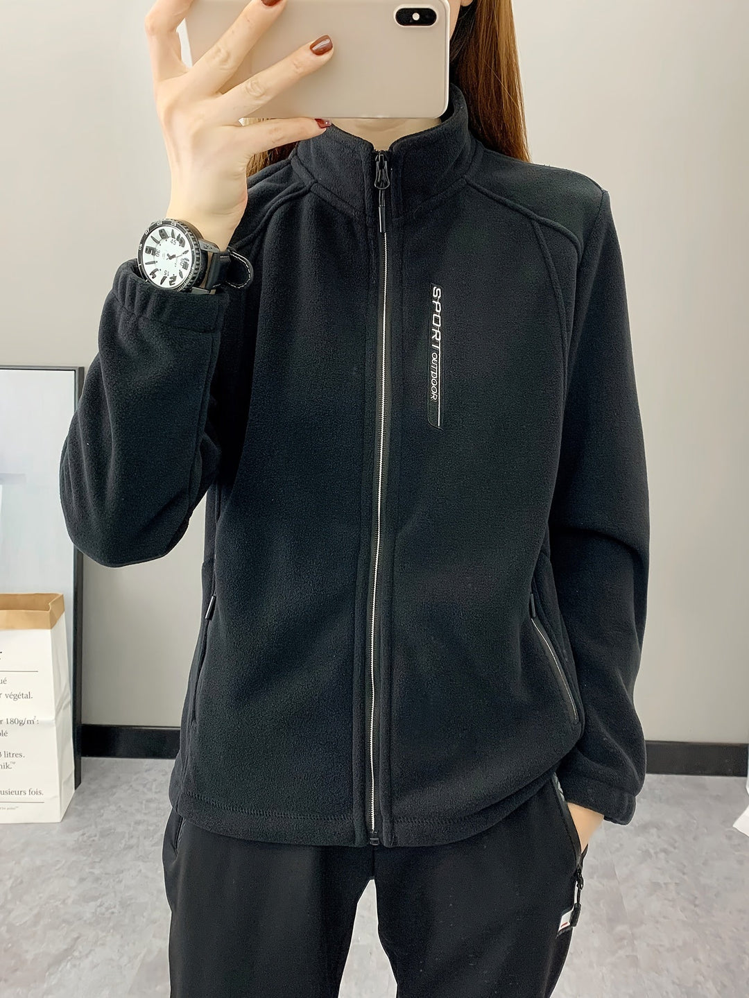 Ademende Fleece Jas - Aurora