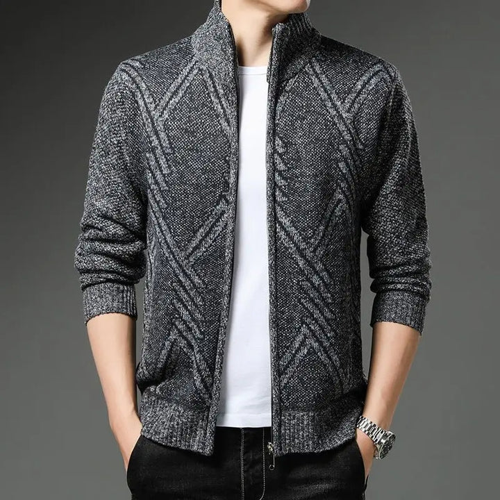 Sammy Jackson™ StripeZip Vest | Trendy striped winter vest