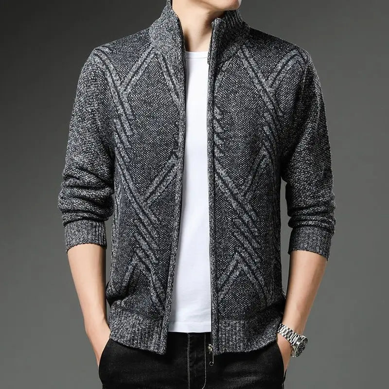 Sammy Jackson™ StripeZip Vest | Trendy striped winter vest