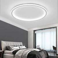 Scandinavian Round Ceiling Lamp - AuroraSphere