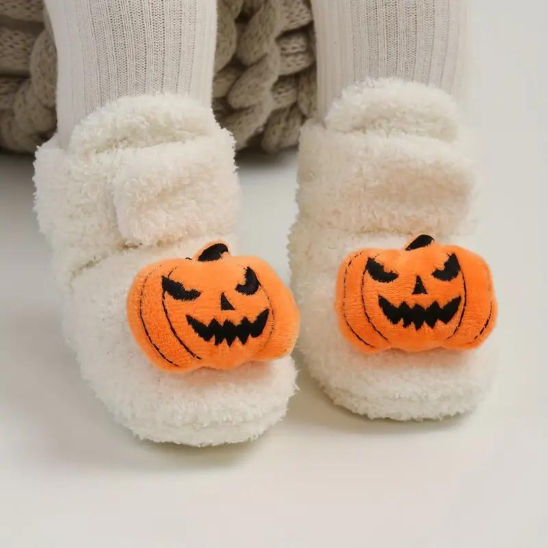 Kinder Halloween Sloffen met Cartoonprint – SpookySteps