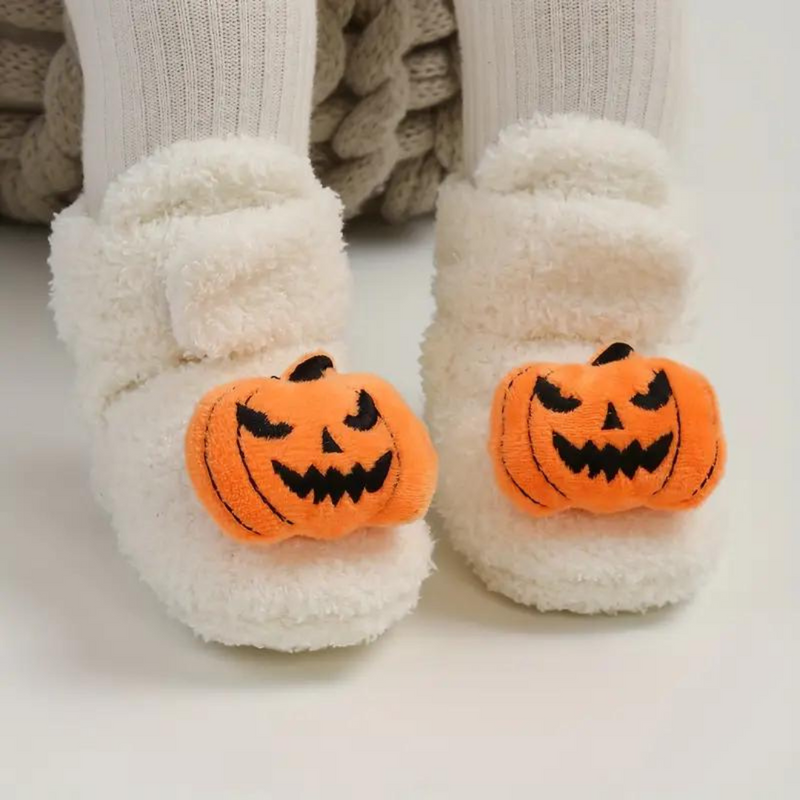 Kinder Halloween Sloffen met Cartoonprint – SpookySteps