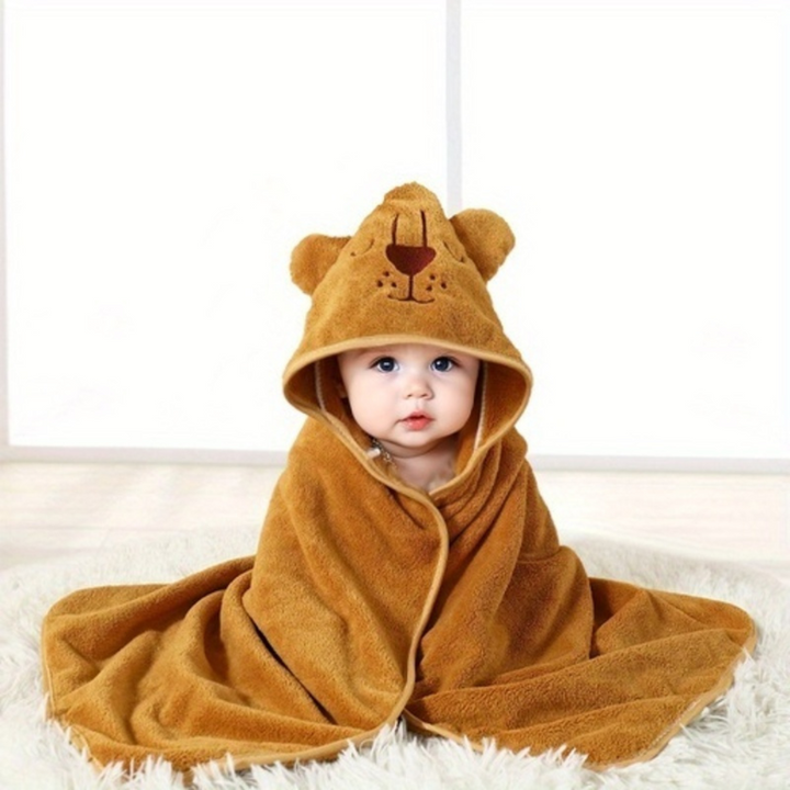 Knuffelzachte Badcape met Capuchon – Droogt Snel & Houdt Warm