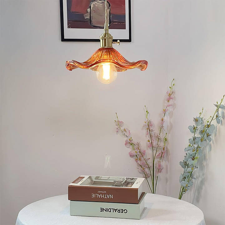 Trendy Hibiscus Flower Pendant Lamp - FlowerLite