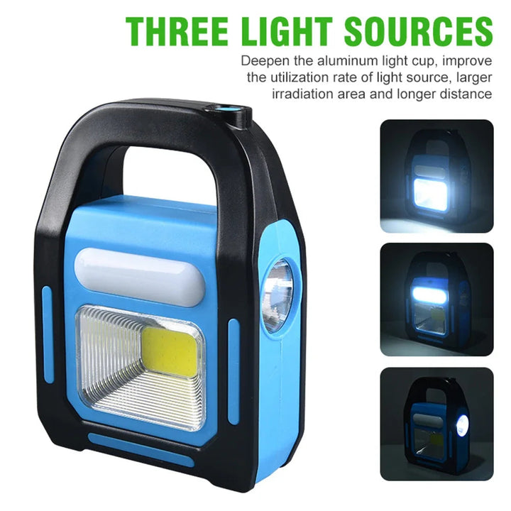 Rechargeable USB Camping Lantern with Power Bank - SolarGlow