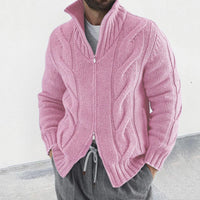 Sammy Jackson™ Sven Vest | Knitted vest with high collar and zipper